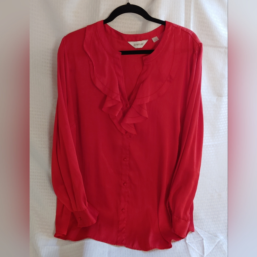 AVENUE womens plus size blouse